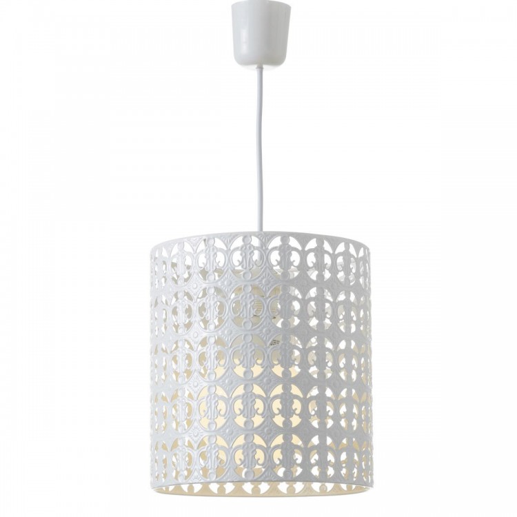 Ceiling lamp White Metal Ethnic Design