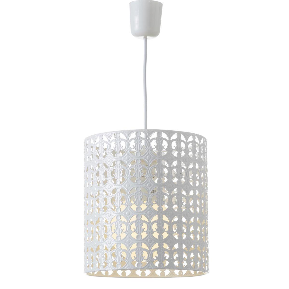 Lampe de plafond en Métal Blanc Ethniques Design