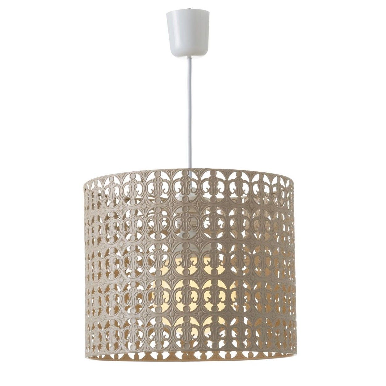 Ceiling light Metal Beige Ethnic Design