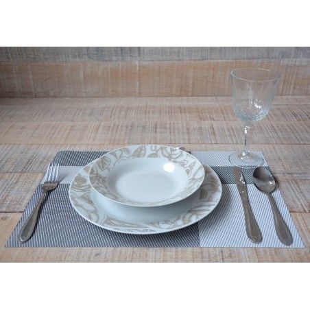 Tovaglietta in Vinile Originale Design a Tre Colori 6 Unità