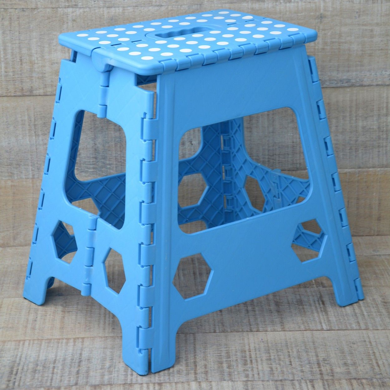 Folding stool Robust PVC Blue