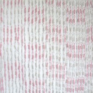 Porta tende in Sisal Naturale e Legno di Colore Bianco e Rosa a Casa e Più