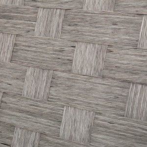 Folding screen-Folding of Three Panels of Twisted Paper Gray and Wood Home and More
