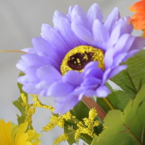 Artificial plant Purple in Pot of Mud Natural for Home Decoration and More