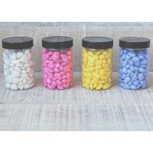 La pierre décorative colorée pour terrarium, plat, pot "Jardin".