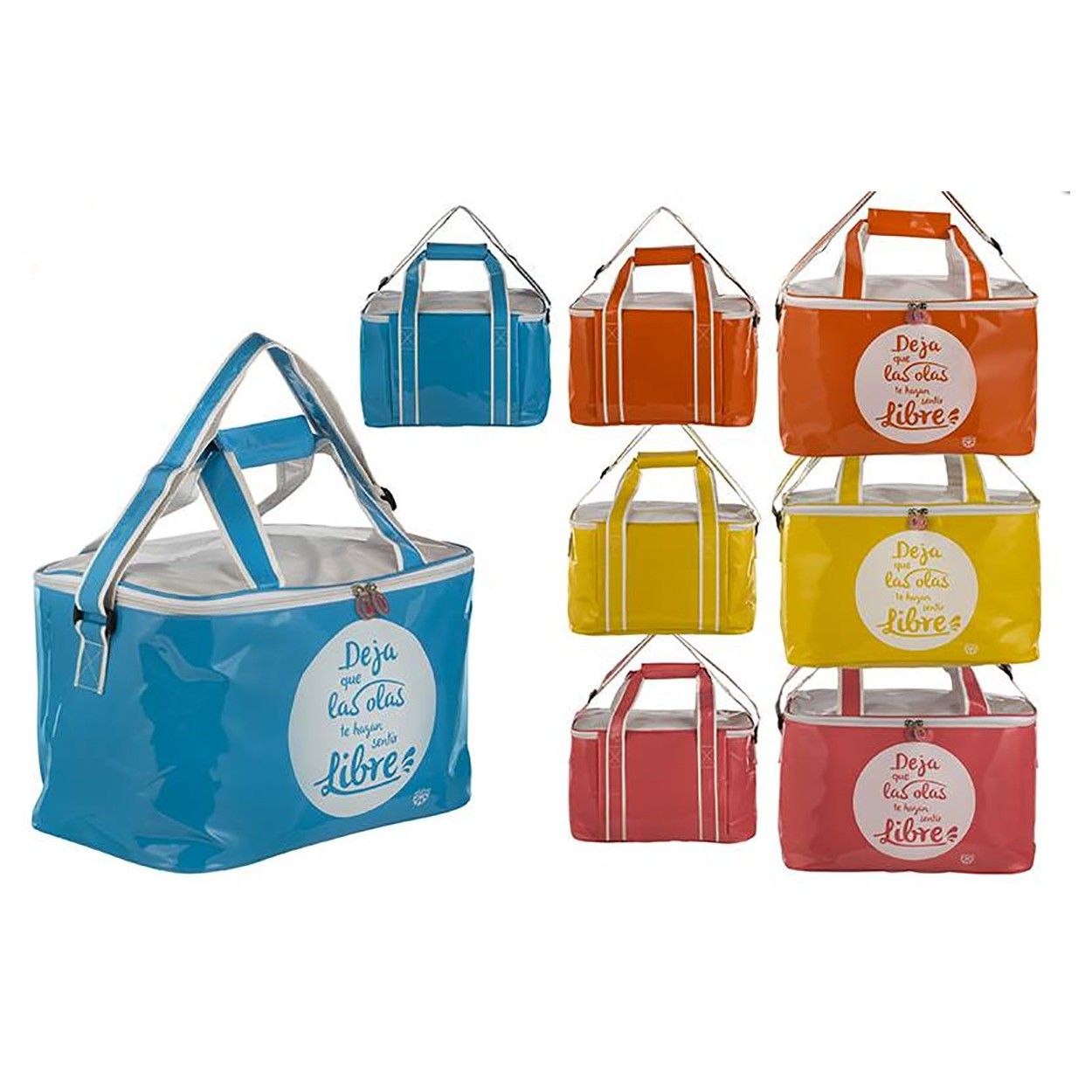 Sac de Plage avec Poignées et fermeture éclair Quatre Couleurs, la Maison et Plus