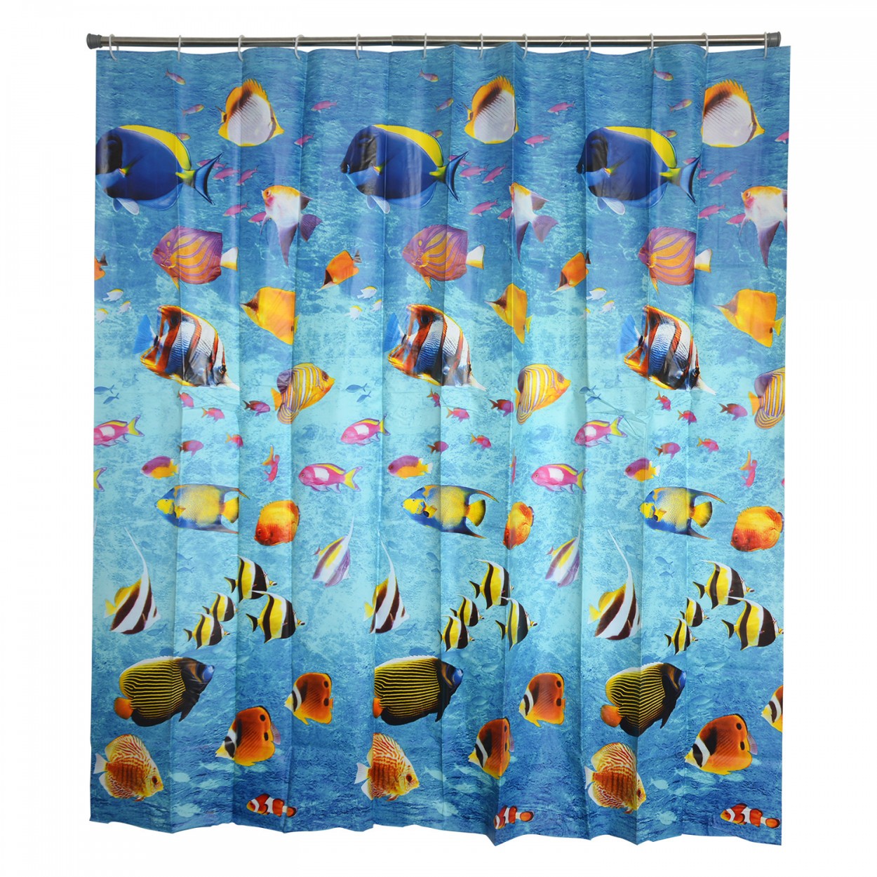 Salle de bain rideau de Douche en Tissu de Peva Conception de Poissons Tropicaux, la Maison et Plus