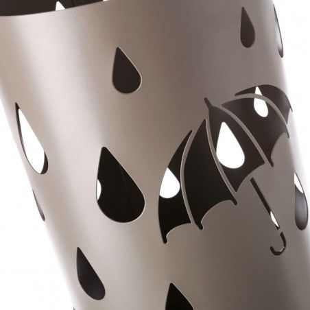 Umbrella stand Metal Round Modern Design in Two Colours, Home and More