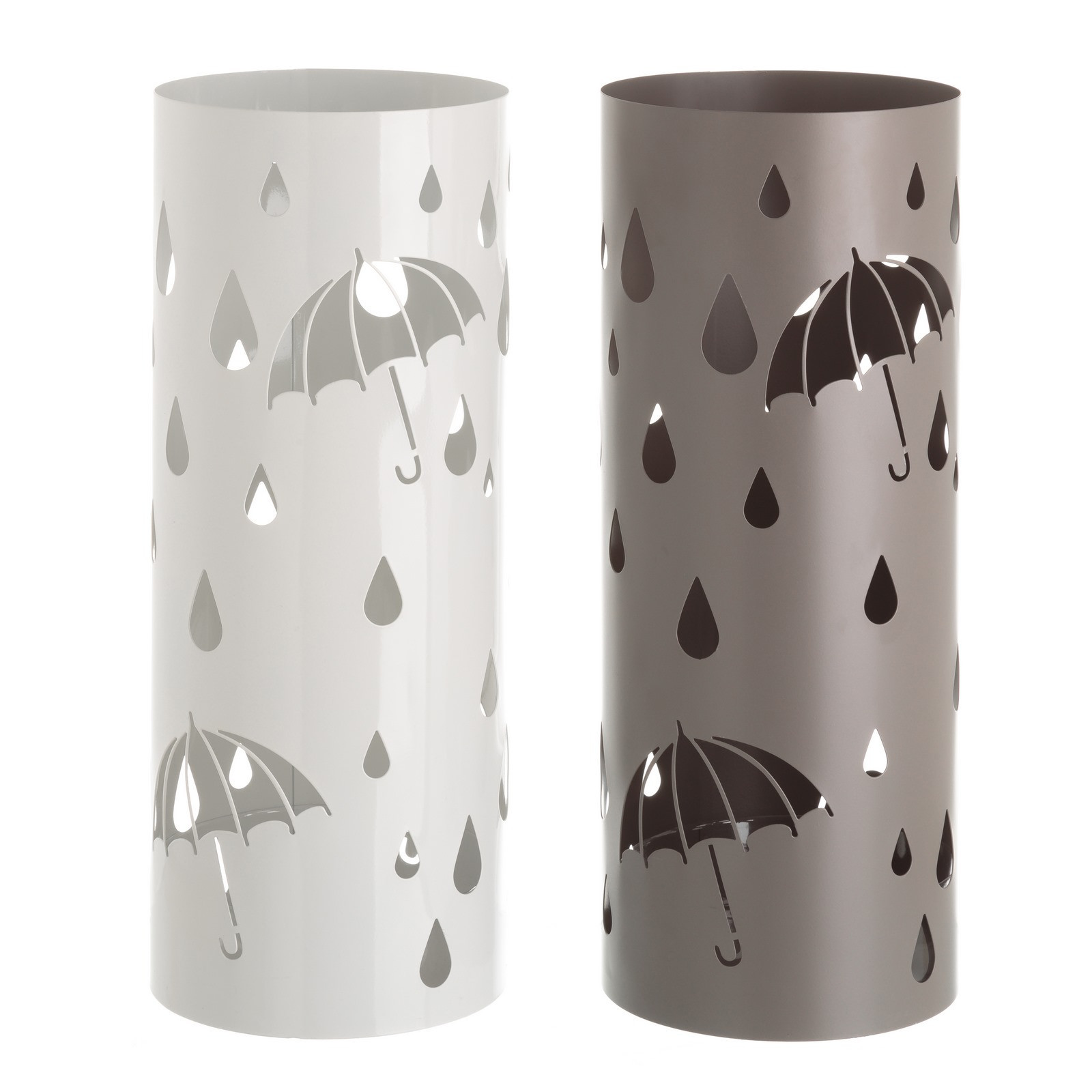 Portaombrelli in Metallo Tondo Design Moderno, in Due Colori, Casa e altro ancora 