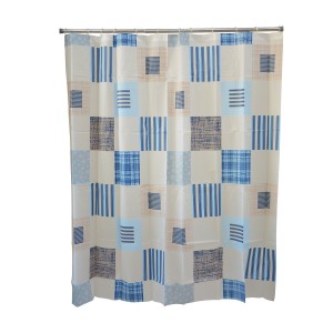 Bath curtain Shower Fabric of Peva Mediterranean Home and More