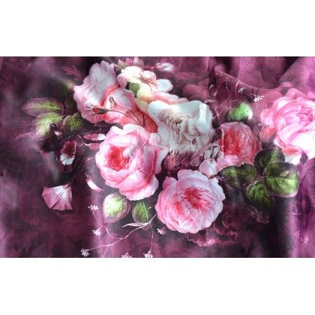 Silk handkerchief 100% natural, model, dragonflies, blue, Home, and More