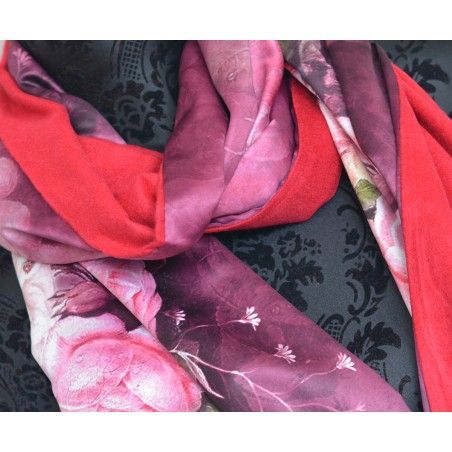 Silk handkerchief 100% natural, model, dragonflies, blue, Home, and More