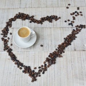 Juego de café de Diseño clásico 6 tazas y 6 platos 70cc Cerámica Hogar y mas