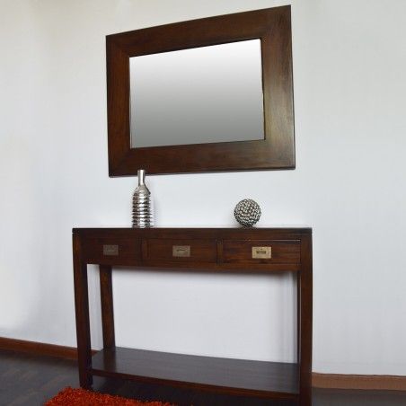 Mirror Barcelona of wood. Robust design and craftsmanship. Home and more