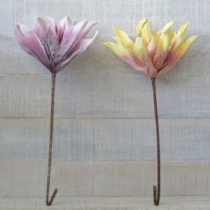 Flower artificial Rubber Eva padded (65cm) in Two colours, Home and more