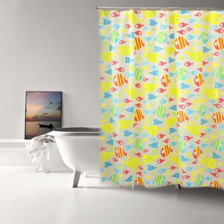 Bagno tenda Doccia in Peva Modello Originale pesci rossi