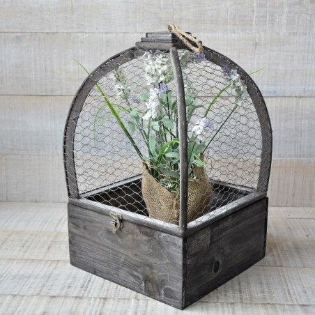 Cage Natural Wood Original Decoration Game, Two Units