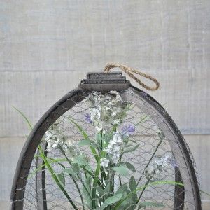 Gabbia In Legno Naturale, Originale Gioco Di Decorazione, Due Unità