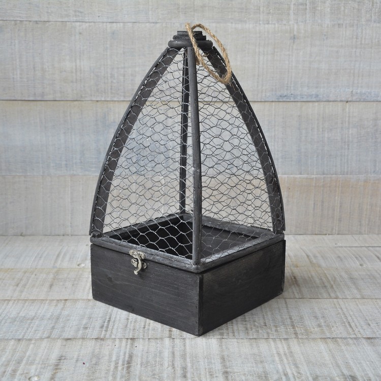 Les Cages pour la Décoration en Bois Naturel, de Conception Traditionnelle, Deux Lecteurs de Jeu