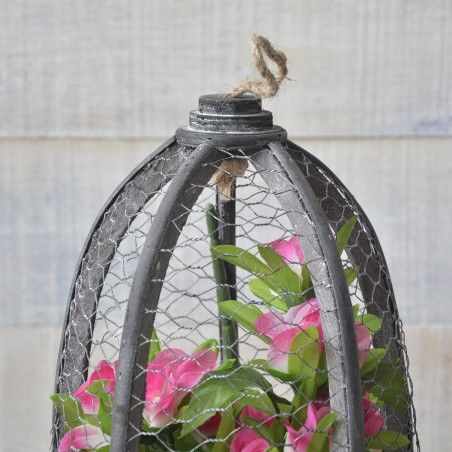 Cage Natural Wooden Brown Decoration, Two Units of Home and More