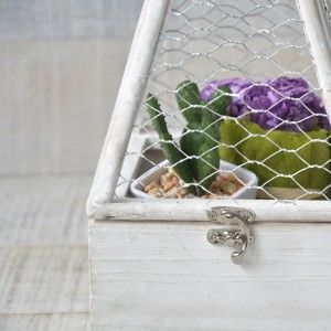 Les Cages en Bois Naturel Blanc Original pour la Décoration de Jeu 3 Tailles