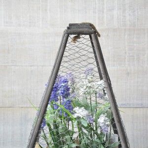 Les Cages pour la Décoration en Bois Naturel, Design, Original Jeu de 3 Unités