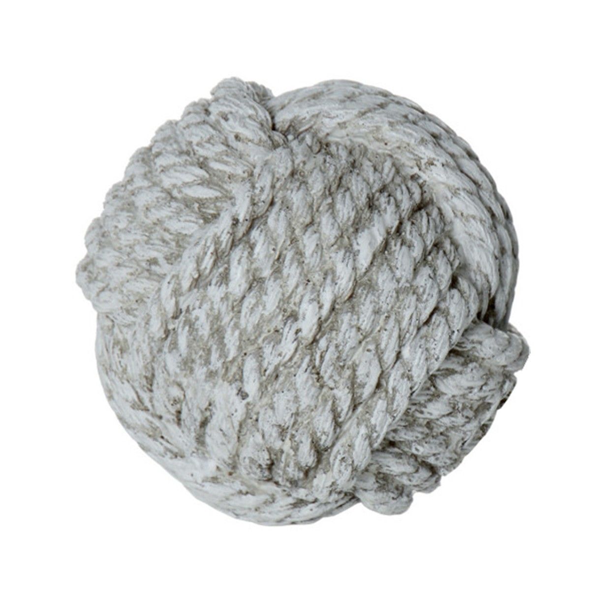 Résine boule de 11,5 cm couleur: blanc cassé Original et moderne, la Maison et plus