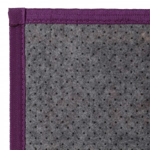 Alfombra violeta de Bambú Natural práctica. Hogar y Más