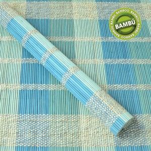 Salvamantel Naturale Tovaglietta di Bambù, Design Etnico 6 Unità Casa e di Più