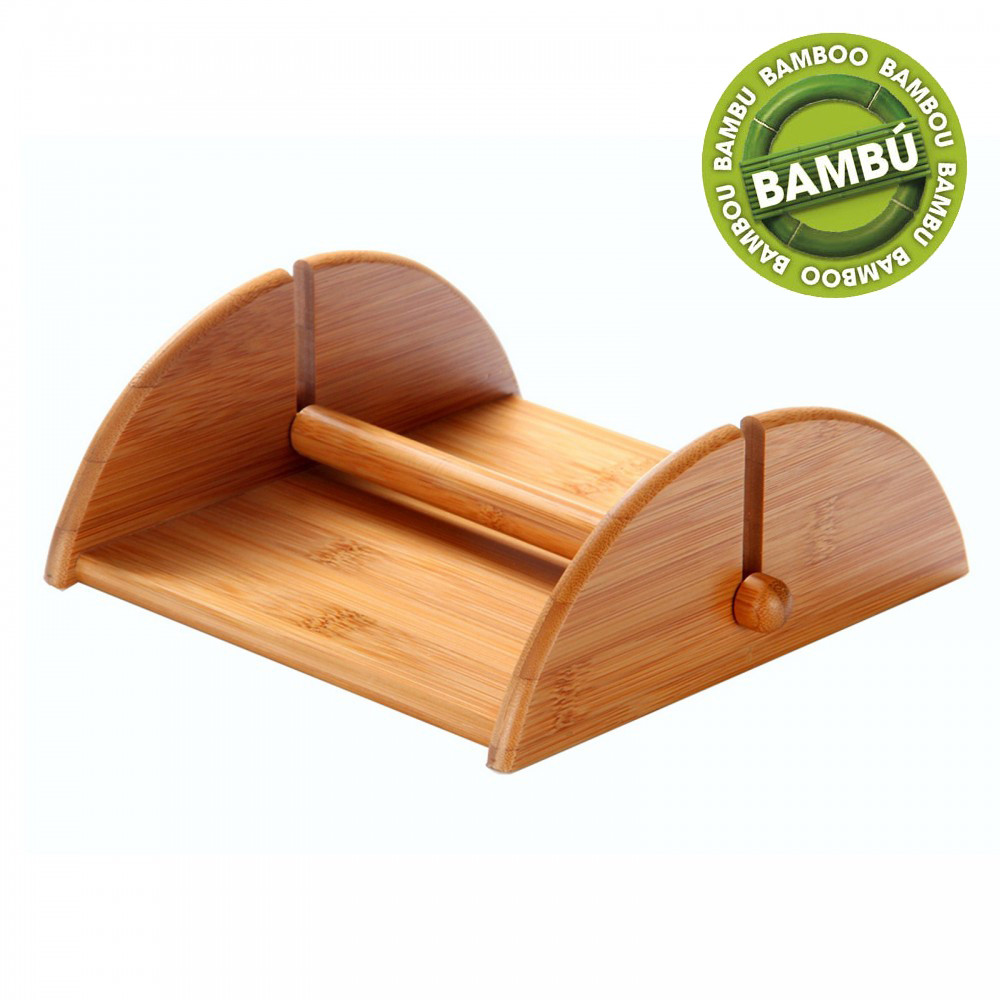 Porte-serviettes en Bambou 19x185x7 cm