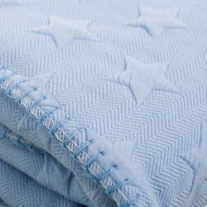 La maison et Plus - Couverture bleue canapé toucher agréable et chaleureux, la Star du design Jacquard