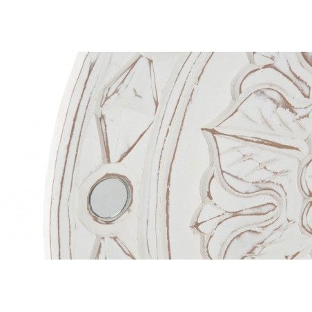 Pala Murale decorativo in legno e vetro con disegni Floreali greco. Casa e Più