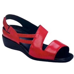 SANDALIA SEÑORA ROJA CÓMODA...