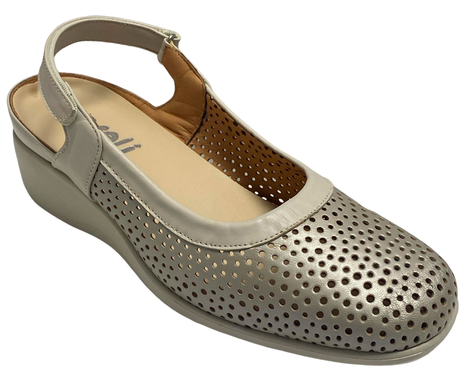 ZAPATO SEÑORA CÓMODO PLATA