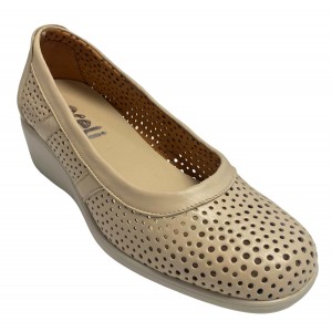 ZAPATO SEÑORA CÓMODO PUNTOS TAUPE