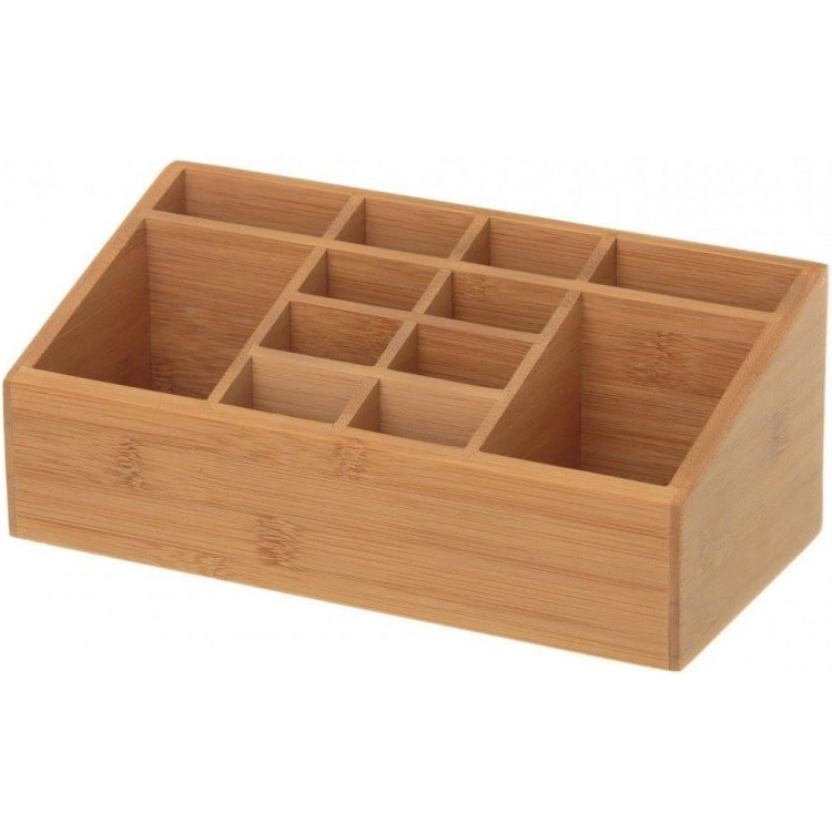 Organizador de  escritorio en madera de Bambú - Hogar y más