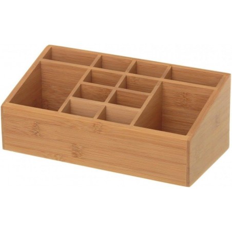 Organizador de  escritorio en madera de Bambú - Hogar y más