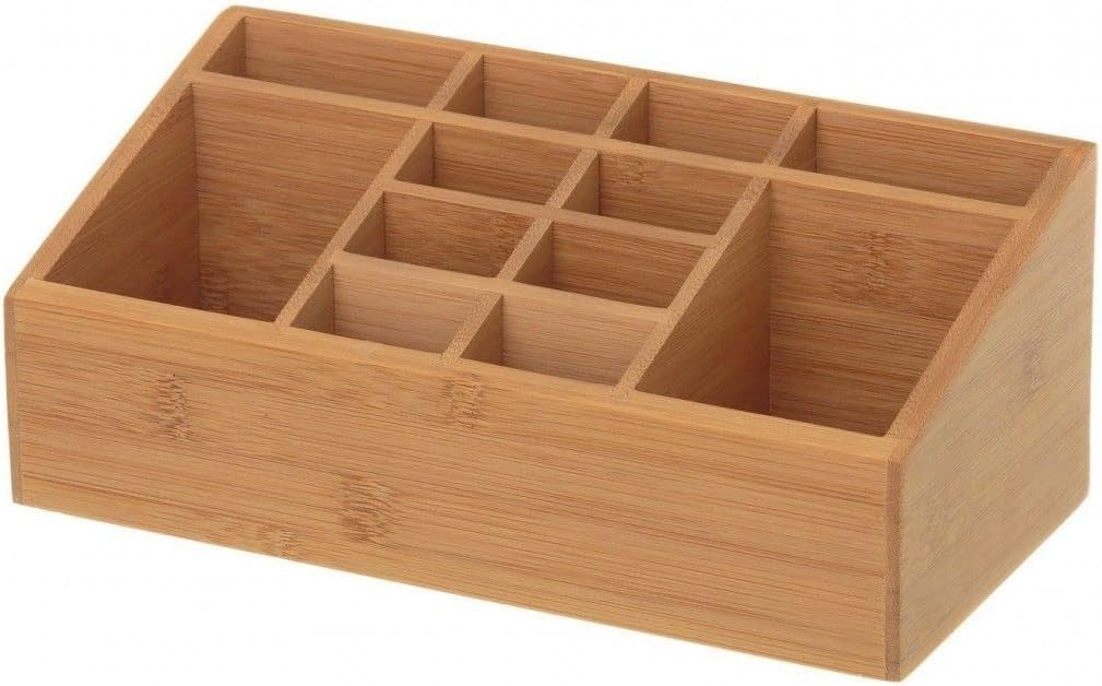 Organizador de  escritorio en madera de Bambú - Hogar y más
