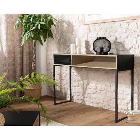 CONSOLA RECIBIDOR MDF ORIGINAL CAJÓN KOSMY 120X39,5X75CM