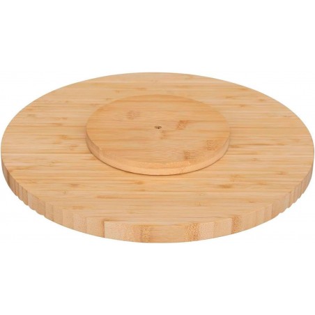 TABLA GIRATORIA APERITIVOS DE BAMBÚ 35X3,8CM