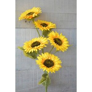 Sunflower Artificial with Five Flowers for Home Decoration and More