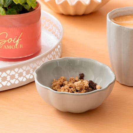 CUENCO DESAYUNO CEREALES CERÁMICA VERDE CLARO 48CL