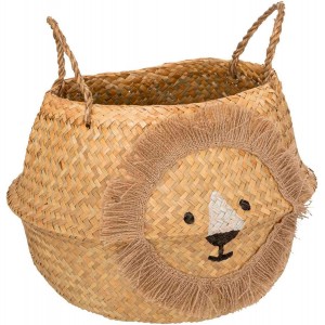 CESTA CAÑA INFANTIL LEÓN 35X40CM