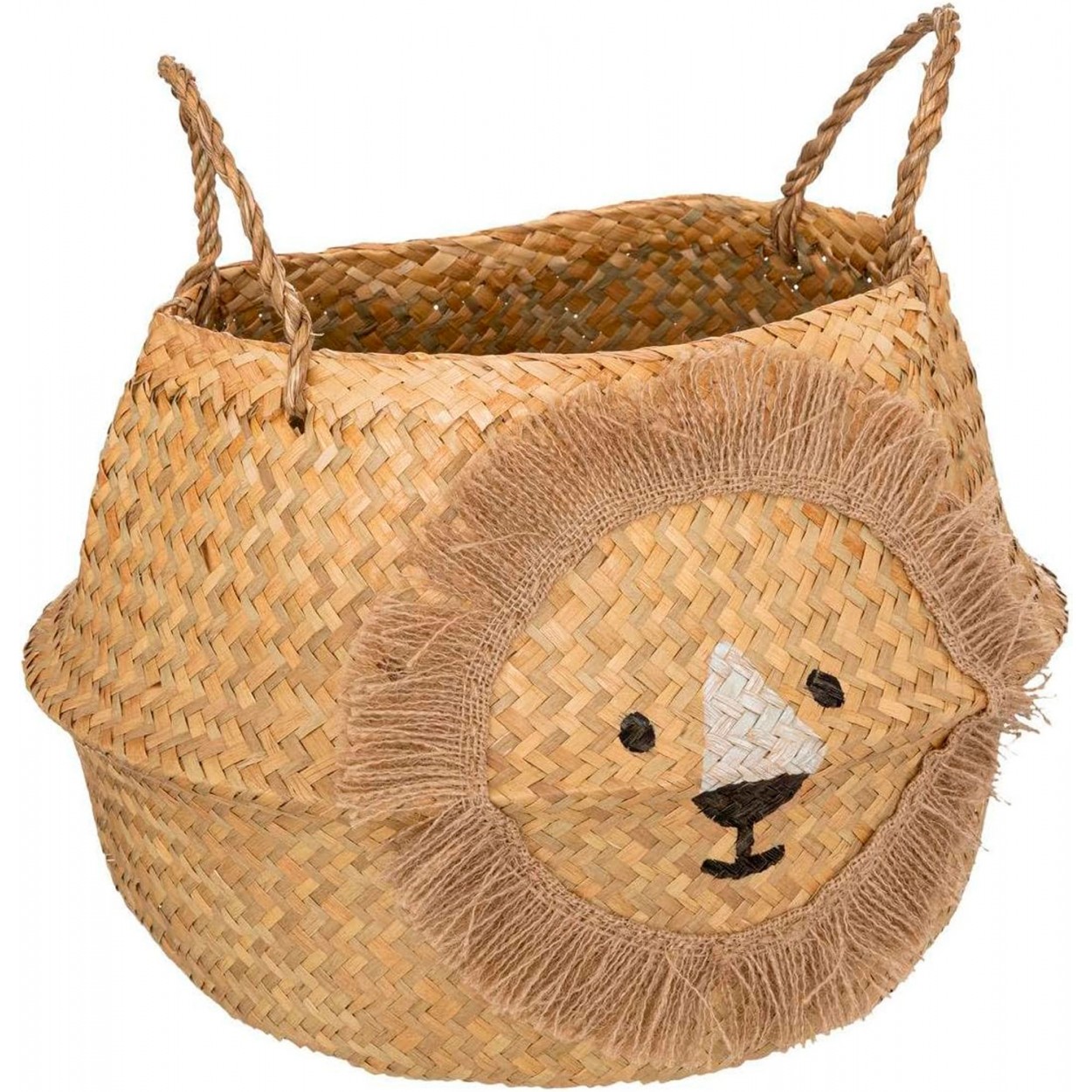 CESTA CAÑA INFANTIL LEÓN 35X40CM