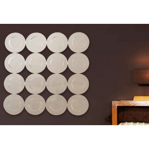 *TARA* Espejo Pared Decorativo, de Cristal y Madera, ideal para Dormitorio. Diseño Original, con estilo Moderno - Hogar y Más