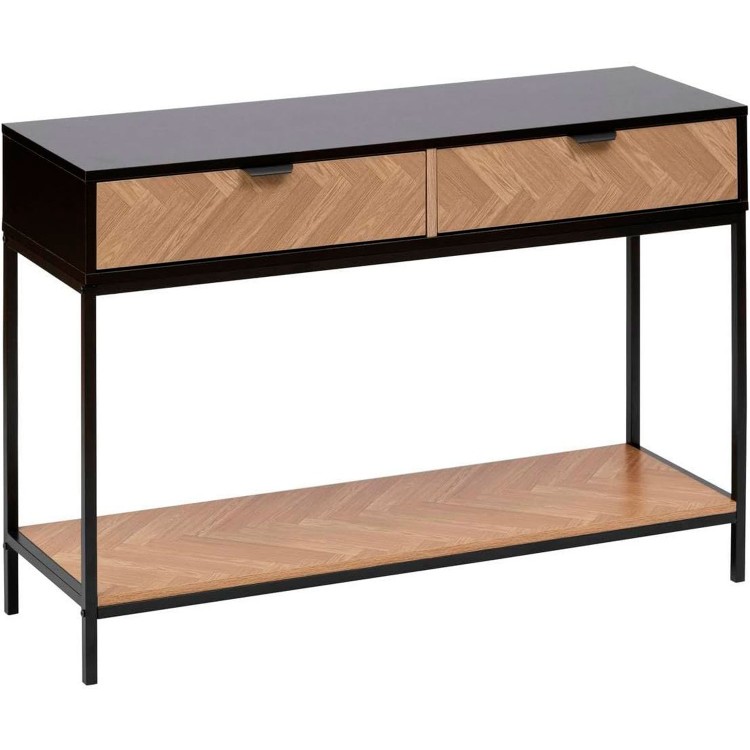 CONSOLA RECIBIDOR ORIGINAL 2 CAJONES LYNCY 110X35X75CM