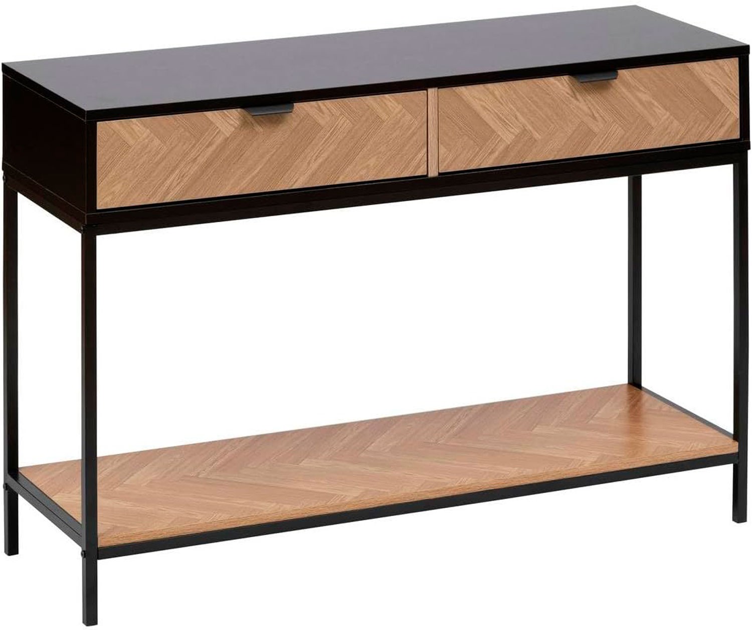 CONSOLA RECIBIDOR ORIGINAL 2 CAJONES LYNCY 110X35X75CM