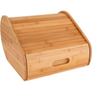 PANERA DE MESA BAMBÚ CON CAJÓN NATUR 30,4X33X21,6CM