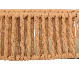 BANDEJA DECORATIVA SET DE 3 OVALADAS ALI BEIGE 39X28X5,7CM