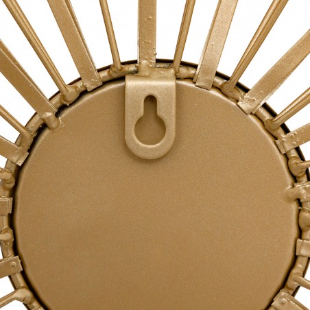 ESPEJO PARED METÁLICO SET 3 WARREN GOLDEN FLOWER 24,5CM